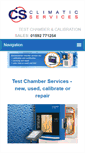 Mobile Screenshot of climaticservices.co.uk